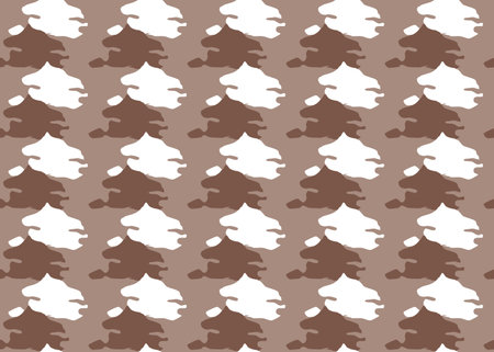 Vector texture background, seamless pattern. Hand drawn, brown and white colors.のイラスト素材