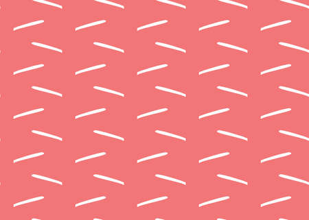 Vector texture background, seamless pattern. Hand drawn, red and white colors.のイラスト素材