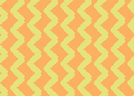 Vector texture background, seamless pattern. Hand drawn, yellow and orange colors.のイラスト素材
