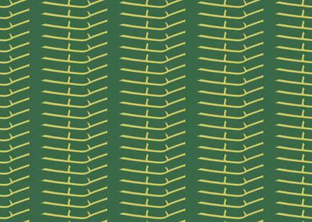 Vector texture background, seamless pattern. Hand drawn, green and yellow colors.