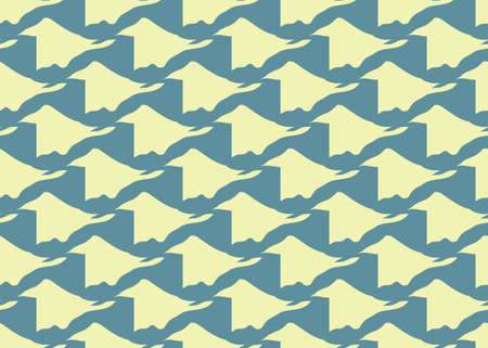 Vector texture background, seamless pattern. Hand drawn, yellow and blue colors.