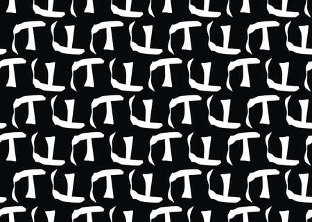 Vector texture background, seamless pattern. Hand drawn, black and white colors.