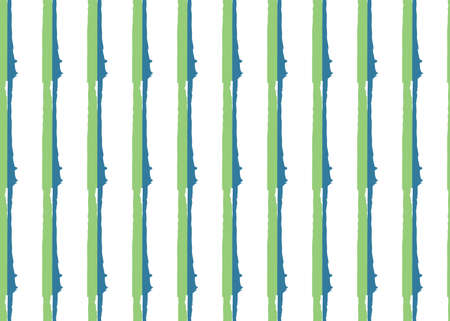 Vector texture background, seamless pattern. Hand drawn, green, blue and white colors.