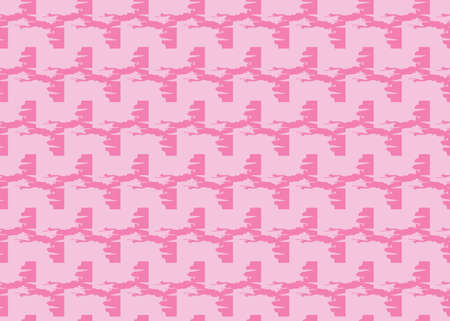 Vector texture background, seamless pattern. Hand drawn and pink colors.