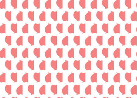Vector texture background, seamless pattern. Hand drawn, red and white colors.