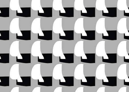 Vector texture background, seamless pattern. Hand drawn, grey, black and white colors.