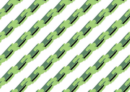 Vector texture background, seamless pattern. Hand drawn, green, black and white colors.