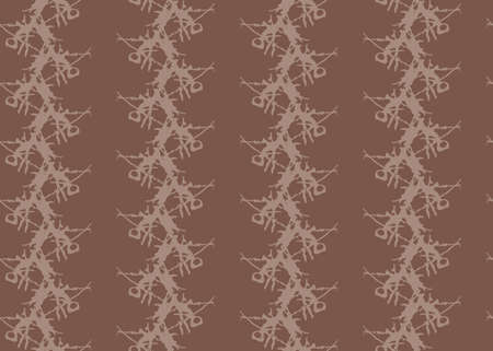 Vector texture background, seamless pattern. Hand drawn and brown colors.