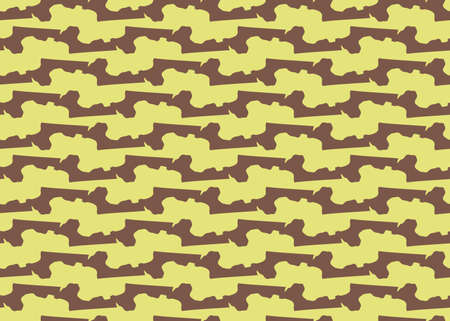Vector texture background, seamless pattern. Hand drawn, yellow and brown colors.