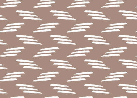 Vector texture background, seamless pattern. Hand drawn, brown and white colors.