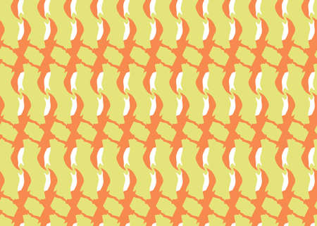 Vector texture background, seamless pattern. Hand drawn, yellow, orange and white colors.