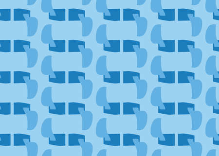 Vector texture background, seamless pattern. Hand drawn and blue colors.