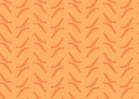 Vector texture background, seamless pattern. Hand drawn and orange colors.
