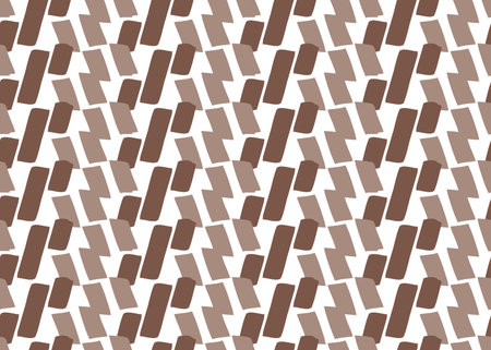 Vector texture background, seamless pattern. Hand drawn, brown and white colors.のイラスト素材