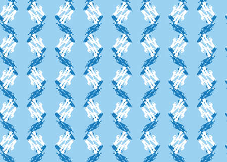 Vector texture background, seamless pattern. Hand drawn, blue and white colors.