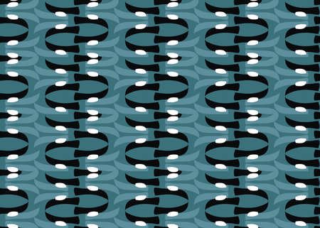 Vector texture background, seamless pattern. Hand drawn, blue, black and white colors.