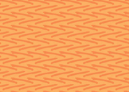 Vector texture background, seamless pattern. Hand drawn and orange colors.のイラスト素材