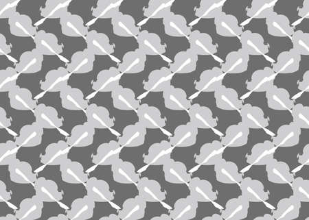 Vector texture background, seamless pattern. Hand drawn, grey and white colors.のイラスト素材