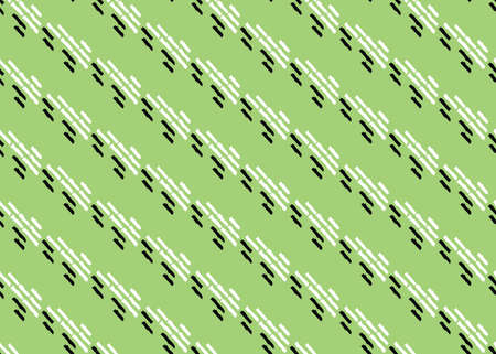 Vector texture background, seamless pattern. Hand drawn, green, black and white colors.