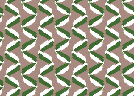 Vector texture background, seamless pattern. Hand drawn, brown, green and white colors.のイラスト素材