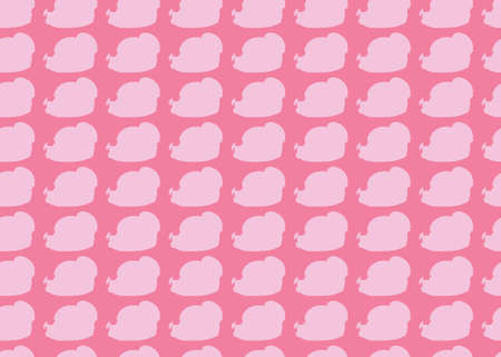Vector texture background, seamless pattern. Hand drawn and pink colors.のイラスト素材