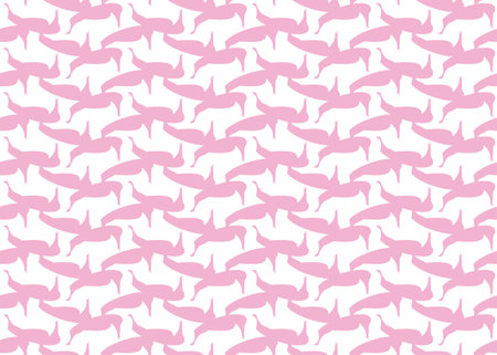 Vector texture background, seamless pattern. Hand drawn, pink and white colors.のイラスト素材
