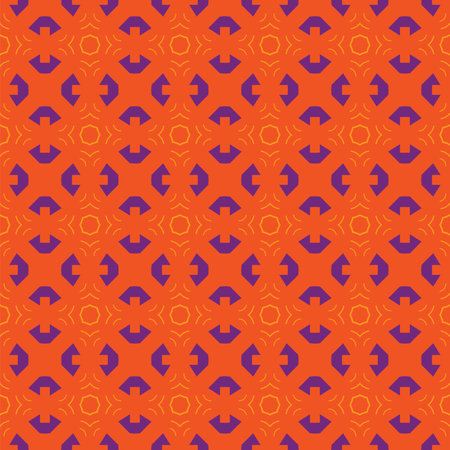 Vector seamless texture background pattern. Geometric and colored.のイラスト素材