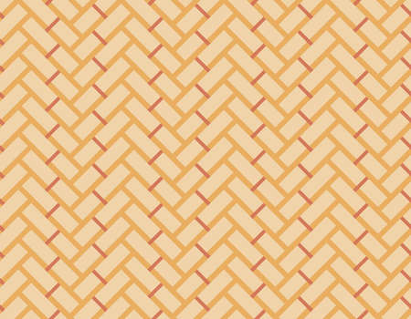 Vector seamless pattern, abstract texture background, repeating tiles in three colors.のイラスト素材