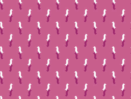 Vector seamless pattern, abstract texture background, repeating tiles in three colors.