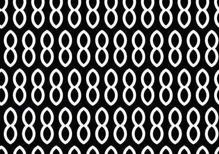 Vector seamless pattern, abstract texture background, repeating tiles in two colors.のイラスト素材