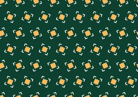 Vector seamless pattern, abstract texture background, repeating tiles in three colors.