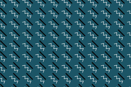 Vector seamless pattern, abstract texture background, repeating tiles in three colors.