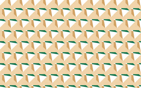 Vector seamless pattern, abstract texture background, repeating tiles in four colors.