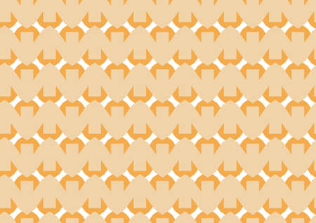 Vector seamless pattern, abstract texture background, repeating tiles in three colors.