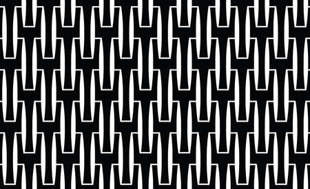 Vector seamless pattern, abstract texture background, repeating tiles in two colors.