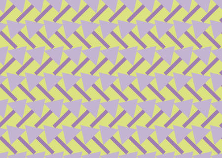 Vector seamless pattern, abstract texture background, repeating tiles in three colors.