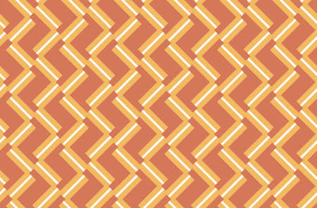 Vector seamless pattern, abstract texture background, repeating tiles in three colors.のイラスト素材