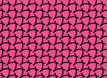 Vector seamless pattern, abstract texture background, repeating tiles in two colors.のイラスト素材