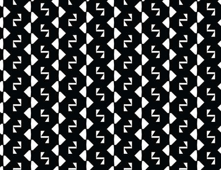 Vector seamless pattern, abstract texture background, repeating tiles in two colors.
