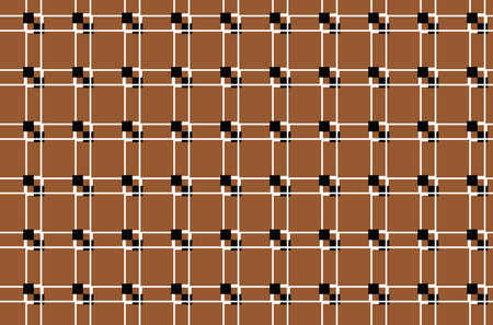 Vector seamless pattern, abstract texture background, repeating tiles in three colors.
