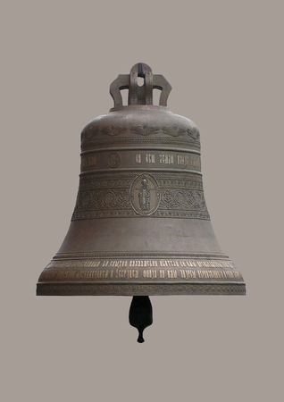 Orthodox, Christian bell on isolated background.の写真素材