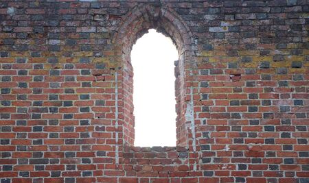 The ruins of an old German church.の写真素材