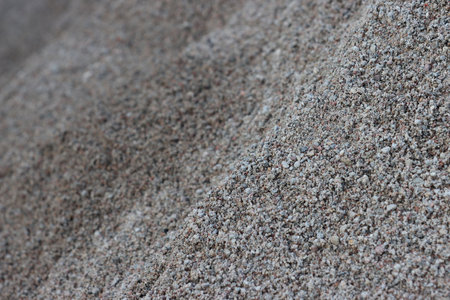 Surface texture of washed sand from a quarry.の写真素材