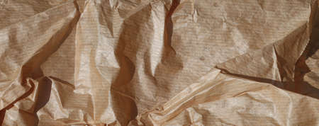 The texture of crumpled food wrapping paper.の写真素材