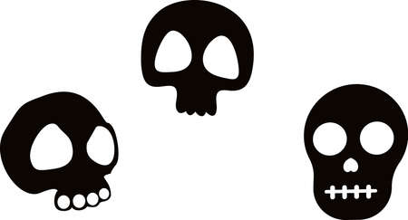 SKULL and bones. Vector - Epsのイラスト素材