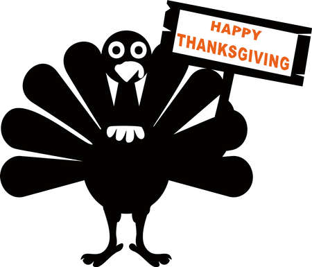 Turkey for thanksgiving and different events on white background. Vectorのイラスト素材