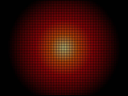 background pattern of circles with warm colored glowのイラスト素材