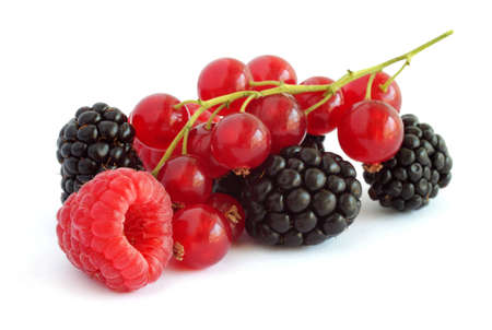 Mixed berriesの写真素材