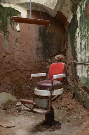 Old Barber Chairの写真素材