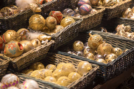 Various Christmas ballsの写真素材